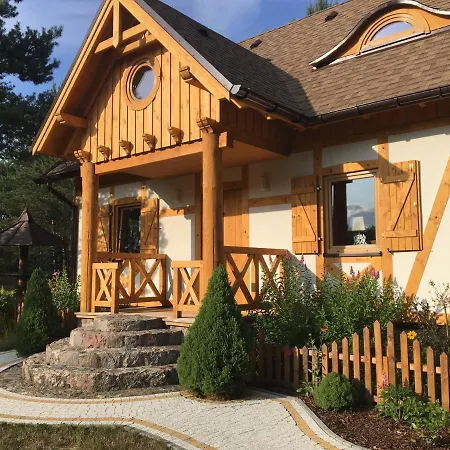 Deluxe Holiday Zdrojowa: Alpine Villa with Jacuzzi in Tuchola Forest Osowek Exterior photo