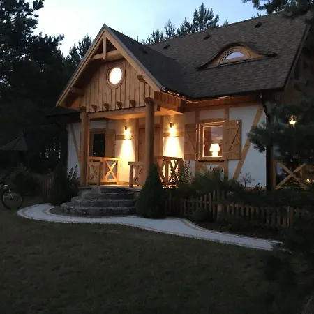 Deluxe Holiday Zdrojowa: Alpine Villa with Jacuzzi in Tuchola Forest Osowek Exterior photo